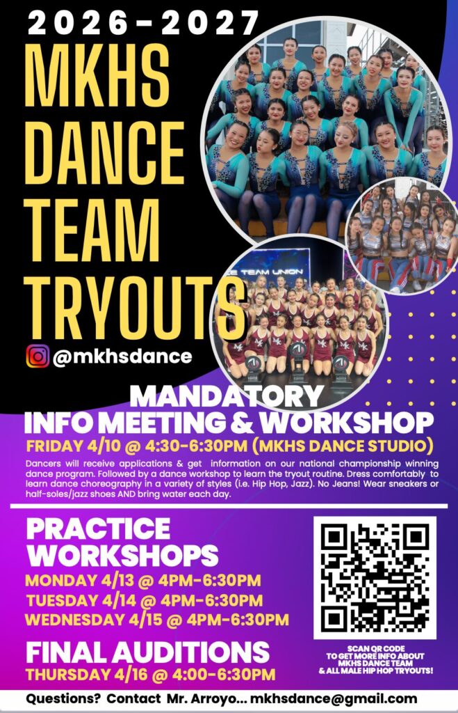 Home dance company tryouts